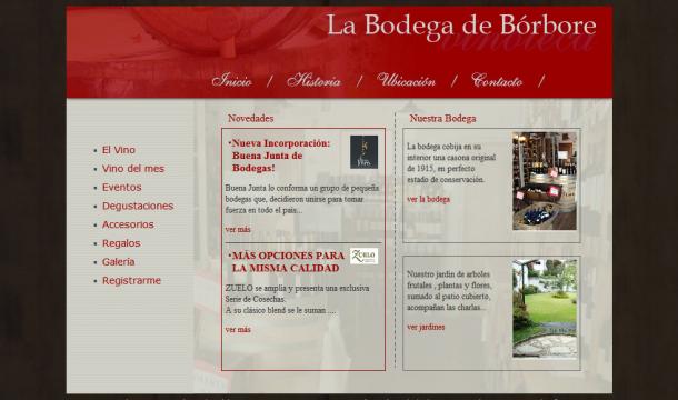 La Bodega de Borbore :: Charlas y degustaciones. Vinos boutique 