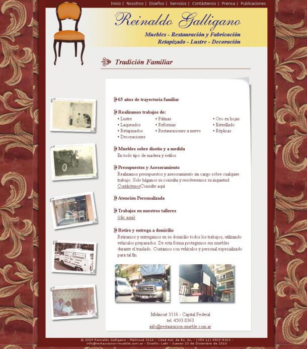 Restauracin de Muebles .:. de Reinaldo Galligano