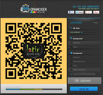 codigo QR personalizado