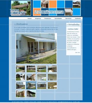 Desarrollo de sitio institucional con catalogo de productos sin base de datos