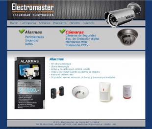Sitio Web de la Empresa Electromaster. Base php, con contenido est�tico